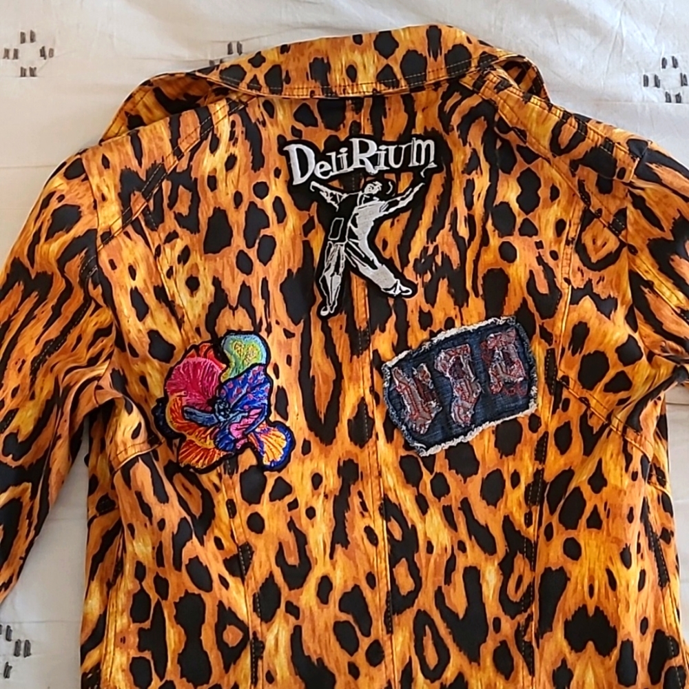 Versace denim jacket, perfect condition